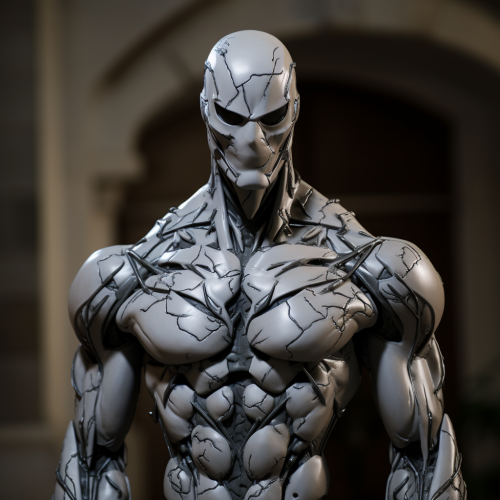 4. Unmolded clay creature in menacing dynamic pose