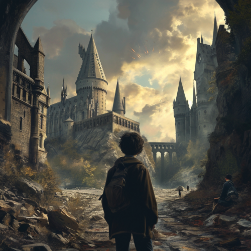 4. Image depicting the mission to rebuild Hogwarts 4. Image depicting the mission to rebuild Hogwarts