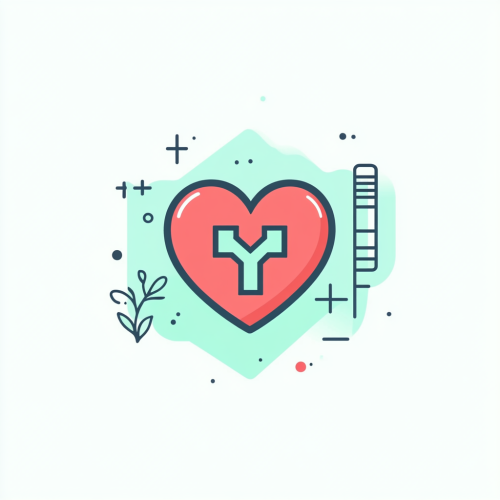 A simple, calming icon symbolizing good health A simple, calming icon symbolizing good health