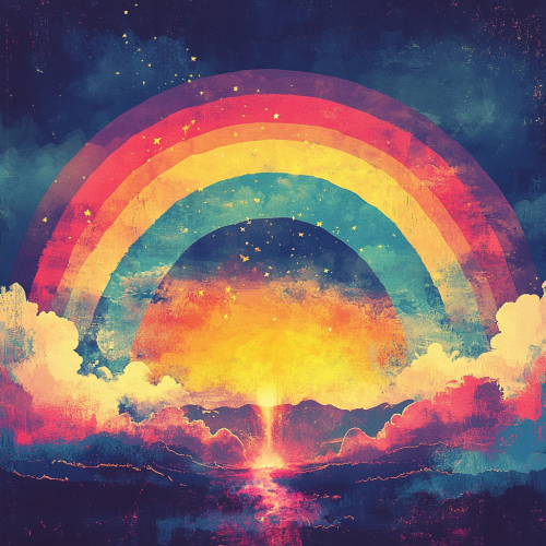 Album Cover Design: Uplifting Message with Bright Colors  Album Cover Design: Uplifting Message with Bright Colors