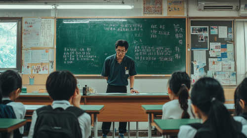 Angry Taiwanese high school teacher scolding student photo Angry Taiwanese high school teacher scolding student photo