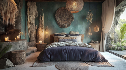Boho Witchy Bedroom: Ethereal Elements Escape Boho Witchy Bedroom: Ethereal Elements Escape