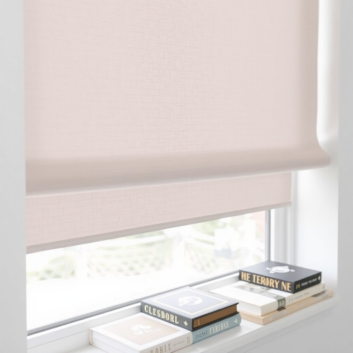 Books on Windowsill with Roller Blinds Books on Windowsill with Roller Blinds