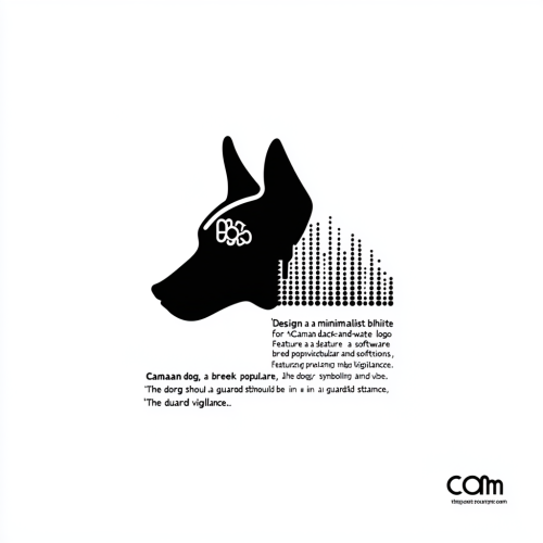 Create black-and-white logo for 'Canaan' IoT company. Create black-and-white logo for 'Canaan' IoT company.