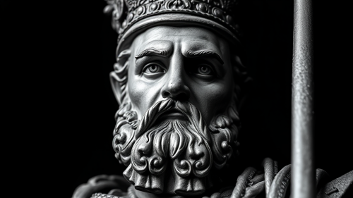 Romanian Emperor Statue in Classical Style Romanian Emperor Statue in Classical Style