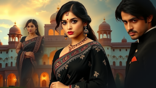 Romantic Bollywood movie poster: Mere Khayalon Ki Malika Romantic Bollywood movie poster: Mere Khayalon Ki Malika
