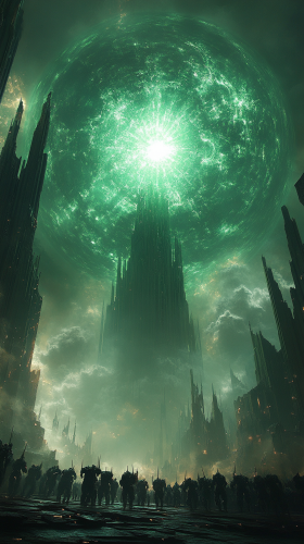 Supreme C'tan God Commands Necron Legion