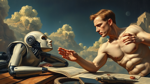 The Creation of Android Adam by Elon Musk The Creation of Android Adam by Elon Musk