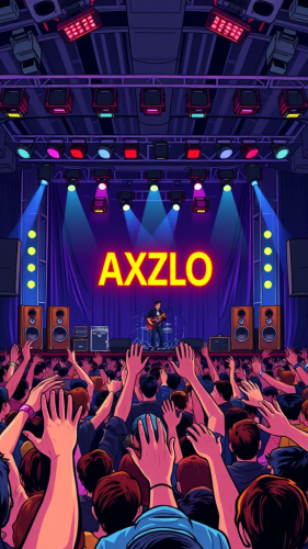 The Lively AXZLO Concert Stage Waiting for Performance