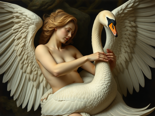 The Swan and Leda by Roberto Ferri