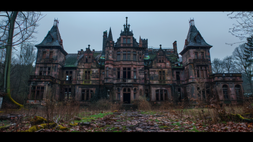 Haunting Abandoned Mansion Ephemeral Nature Haunting Abandoned Mansion Ephemeral Nature