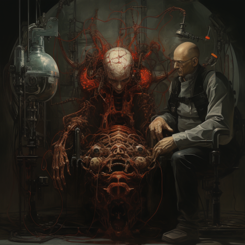 Amputation patient during rehabilitation session Amputation patient during rehabilitation session