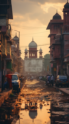 A captivating image showcasing Amritsar city in Punjab