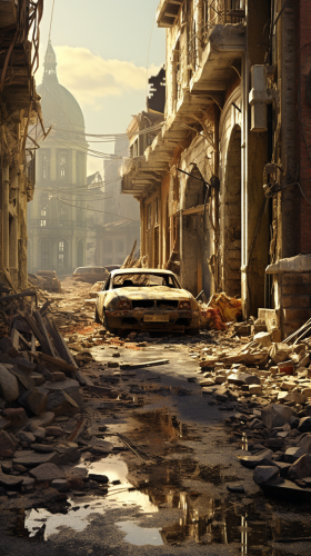 Ancient Rome cityscape in cinematic view Ancient Rome cityscape in cinematic view