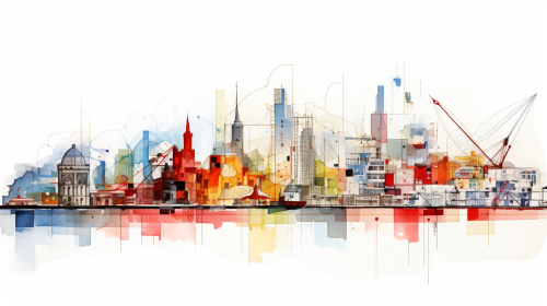 Arup's Global Reach with Watercolour Buildings