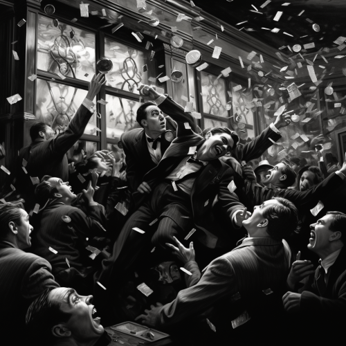 Punks causing bedlam in ballroom