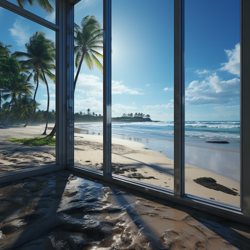 Beautiful beach ocean view Beautiful beach ocean view