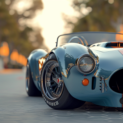 Blue Shelby Cobra Daytona speedster image
