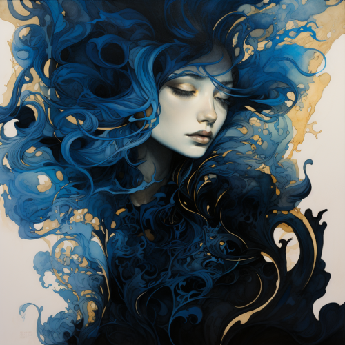 Blue Gradient on Black Blue Gradient on Black
