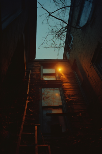 Charming Boston Alley Window Image Charming Boston Alley Window Image