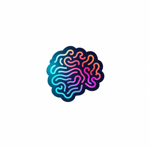 Simple design brain logo Simple design brain logo