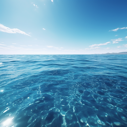 Tranquil blue ocean waves Tranquil blue ocean waves