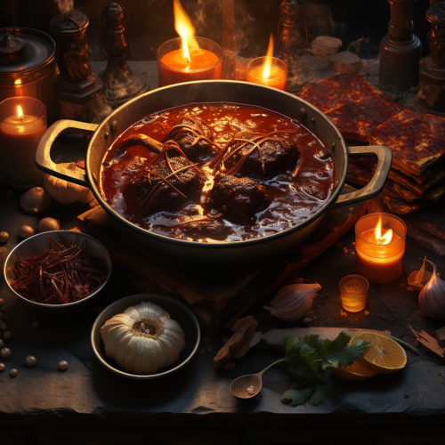 Traditional Belgian beef stew