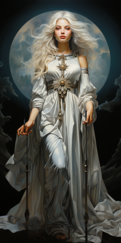 Mysterious Celtic Moon Goddess