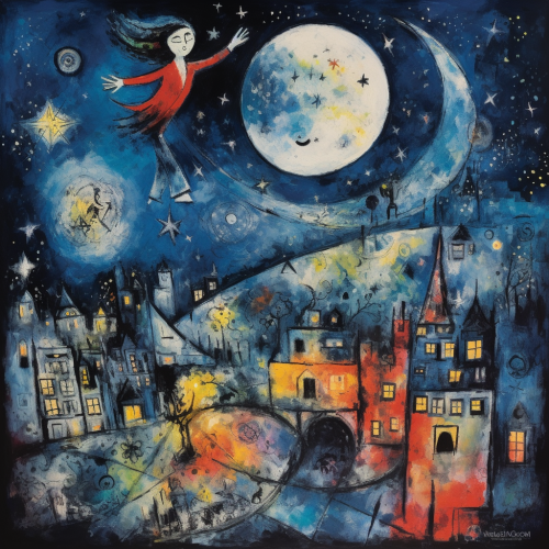 Magnificent Marc Chagall Space Artwork Magnificent Marc Chagall Space Artwork