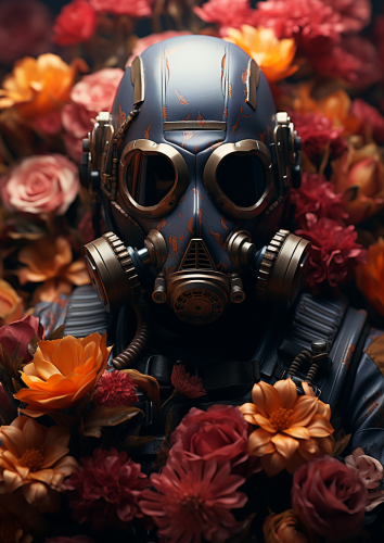 Military Demonic Trident Surreal Photography