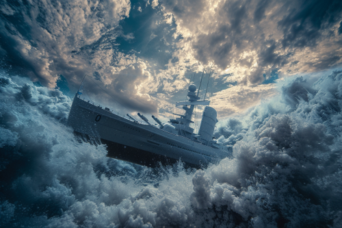 Cinematic Submarine with Zebra Pirate Cinematic Submarine with Zebra Pirate