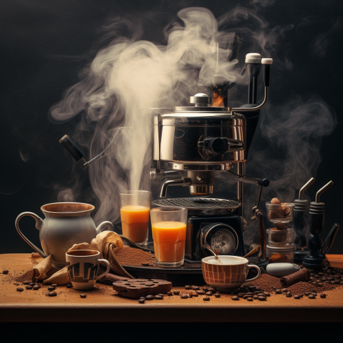 Relaxing coffee break with friends