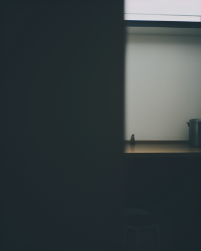 A cozy Japanese kitchen with a blurred background A cozy Japanese kitchen with a blurred background