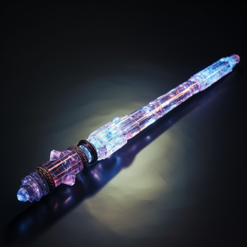 Shining crystal lightsaber weapon Shining crystal lightsaber weapon