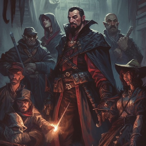 Creative depiction of Curse of Strahd from Dungeons and Dragons