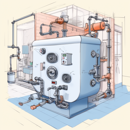Domestic hot water system sketch Domestic hot water system sketch