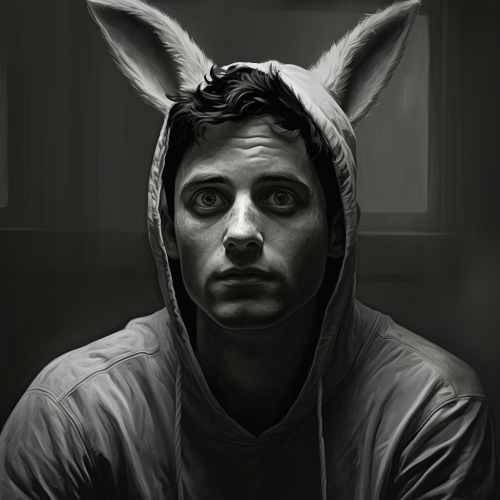 Enigmatic portrait of Donnie Darko