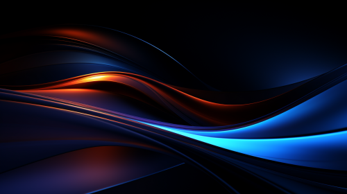 Dynamic Wallpaper with Electric Blue and Black Dynamic Wallpaper with Electric Blue and Black