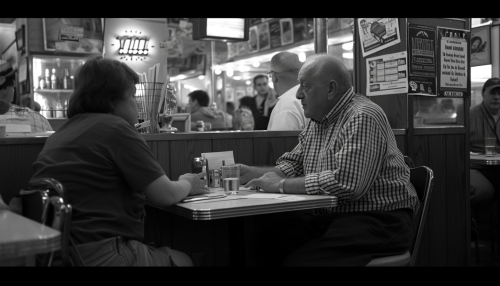 Edward Meechum Diner Conversation Unseen Visitors