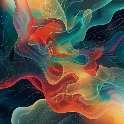 Abstract Emotions Map Bright Colors Abstract Emotions Map Bright Colors