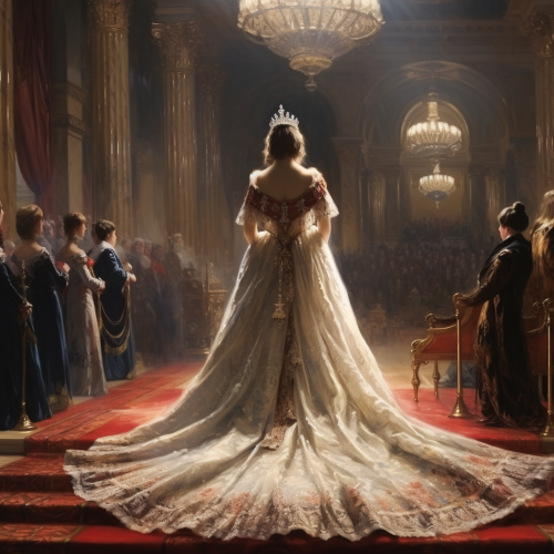 Empress addressing the Senate Empress addressing the Senate