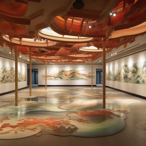 Chinese culture exhibition space Chinese culture exhibition space