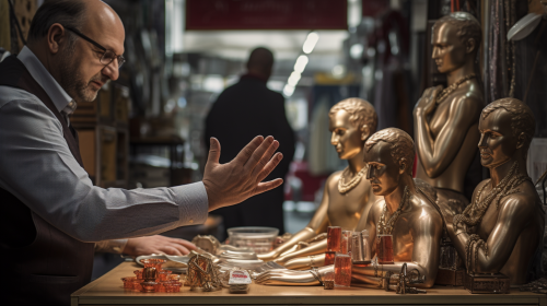 Hyper Realistic Fake Human Hands on Desk Hyper Realistic Fake Human Hands on Desk
