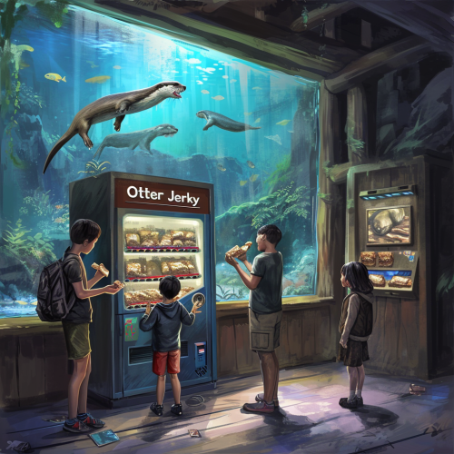 Family enjoying Otter Jerky snacks