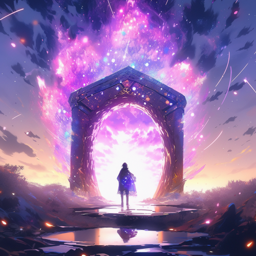 Enchanting portal to a mystical realm