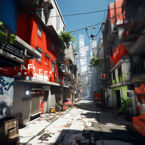 Spectacular Favela Environment Artwork Spectacular Favela Environment Artwork