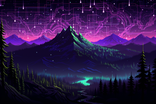 Firewatch-inspired intricate code wallpaper Firewatch-inspired intricate code wallpaper
