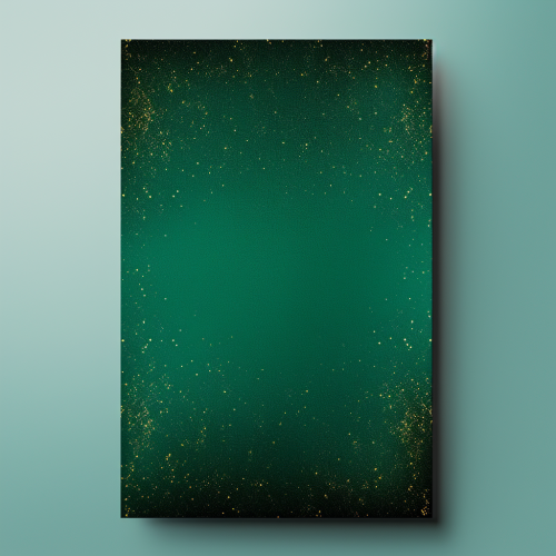 Vibrant emerald background with subtle gold glitter Vibrant emerald background with subtle gold glitter
