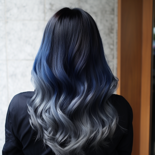 Navy Blue Ombré Background Navy Blue Ombré Background