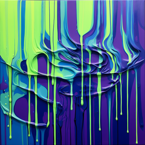 Beautiful fusion of colorful lines